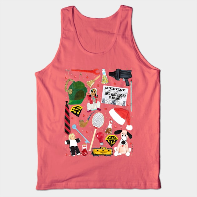 Santa Claus Conquers the Martians Tank Top by TheStuffOfHorrorMovies